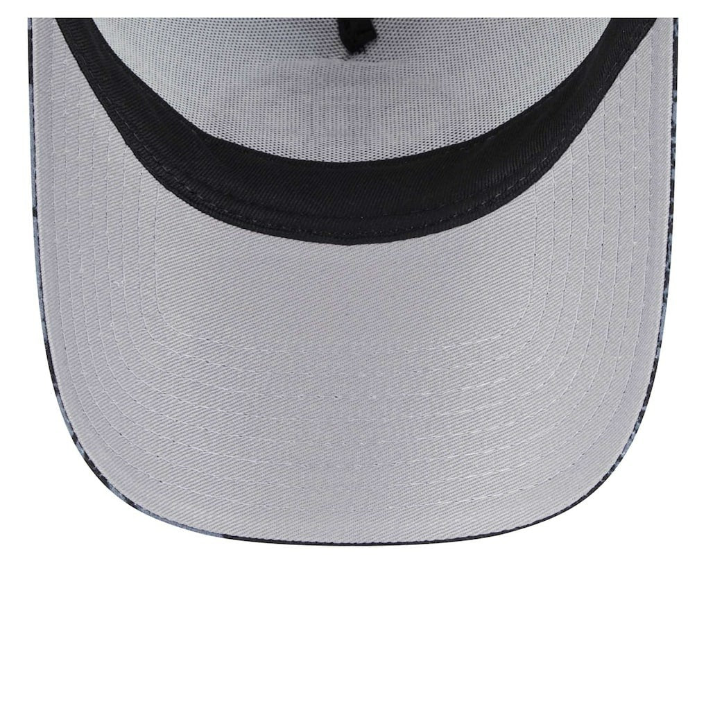 Brooklyn Nets Tip Off A-Frame Trucker 9FORTY Adjustable Hat Black/Charcoal