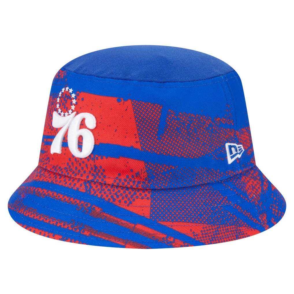 Philadelphia 76ers Tip-Off Bucket Hat Royal/Red