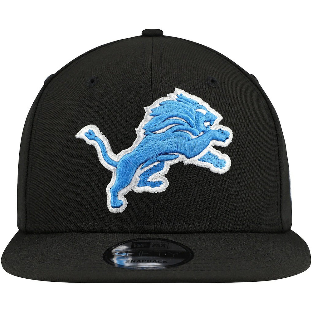 Detroit Lions New Era Basic 9FIFTY Snapback Hat Black