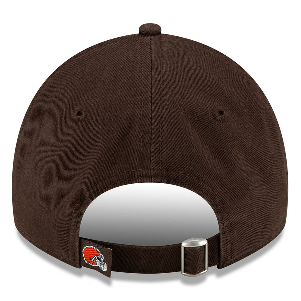 Cleveland Browns New Era Core Classic Primary 9TWENTY Adjustable Hat Brown