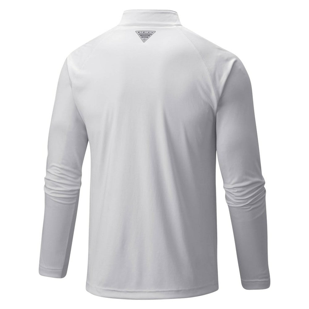 San Diego Padres Columbia Terminal Tackle Omni-Shade Raglan Quarter-Zip Pullover Top - White Pullover