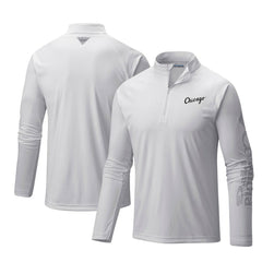 Chicago White Sox Columbia Terminal Tackle Omni-Shade Raglan Quarter-Zip Pullover Top - White Pullover