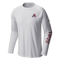 Arizona Diamondbacks Columbia Terminal Tackle Long Sleeve T-Shirt - White T-shirts