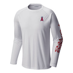 Los Angeles Angels Columbia Terminal Tackle Long Sleeve T-Shirt - White T-shirts