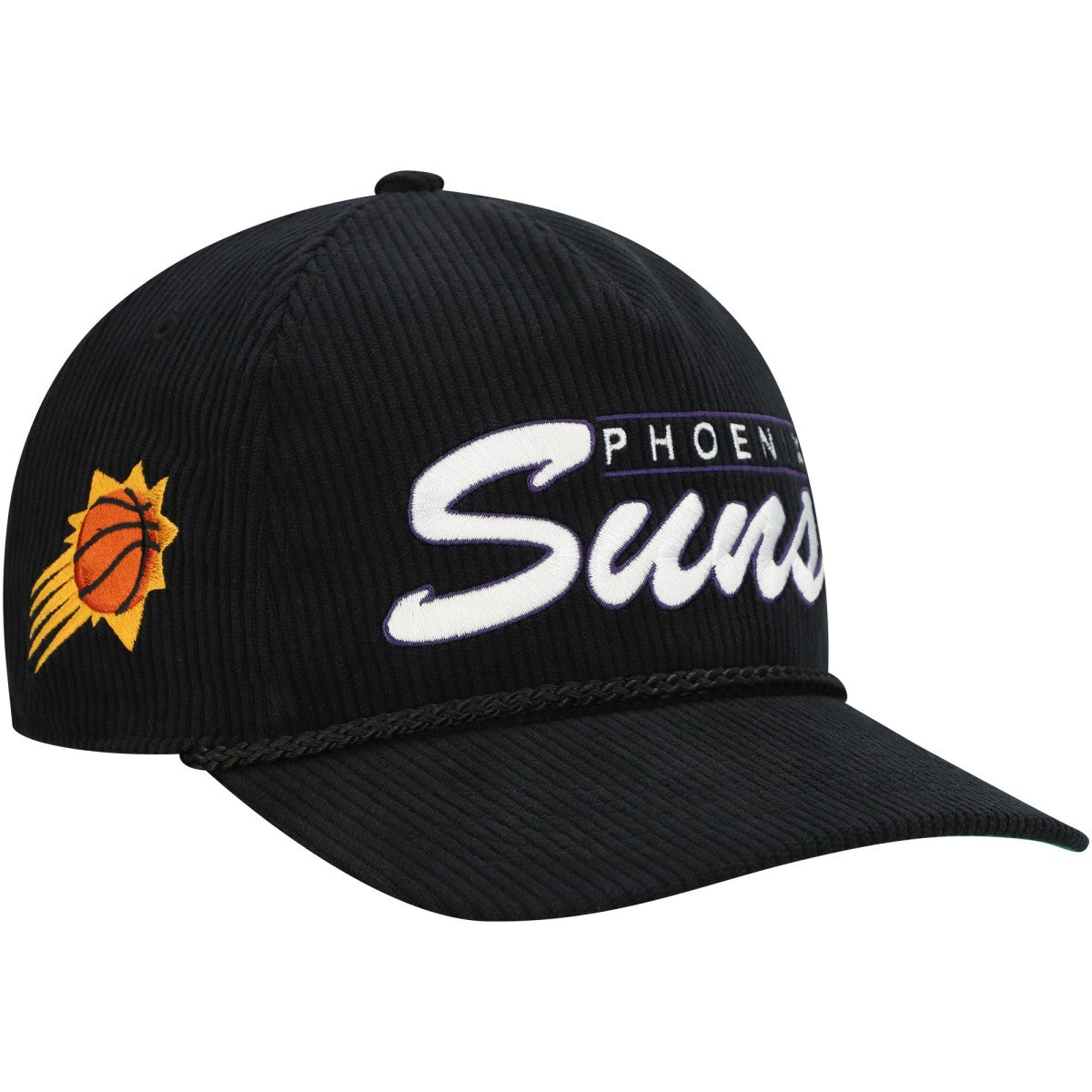 Phoenix Suns '47 Double Header Sidepatch Cord Hitch Adjustable Hat Black