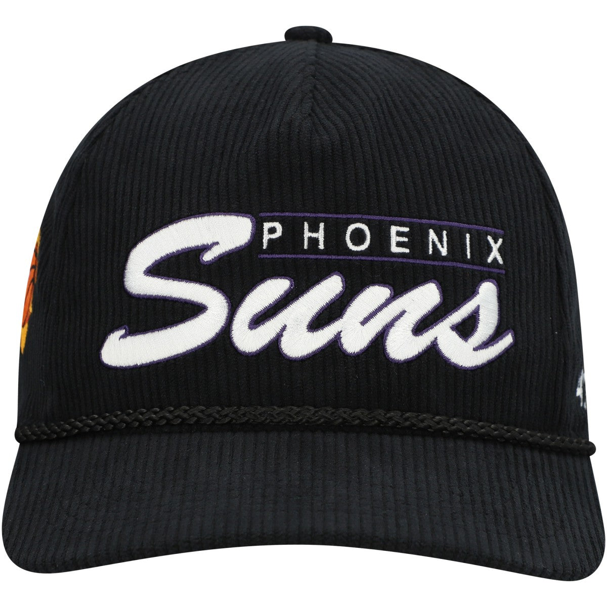 Phoenix Suns '47 Double Header Sidepatch Cord Hitch Adjustable Hat Black