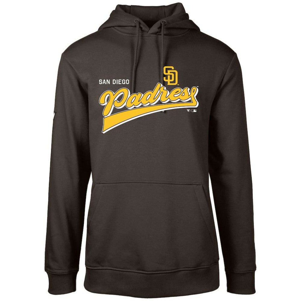 San Diego Padres Levelwear Podium Vintage Team 2.0 Pullover Hoodie - Brown Hoodies