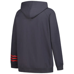 NHL Washington Capitals Fanatics Women's Plus Size Lightweight Fleece Raglan Pullover Hoodie - Charcoal