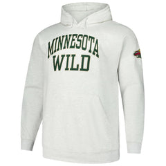 NHL Minnesota Wild Fanatics Big & Tall Fleece Pullover Hoodie - Heather Gray