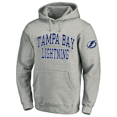 NHL Tampa Bay Lightning Fanatics Big & Tall Fleece Pullover Hoodie - Heather Gray