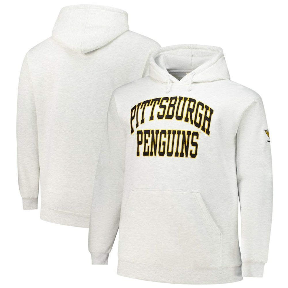 NHL Pittsburgh Penguins Fanatics Big & Tall Fleece Pullover Hoodie - White