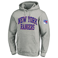 NHL New York Rangers Fanatics Big & Tall Fleece Pullover Hoodie - Heather Gray