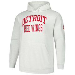 NHL Detroit Red Wings Fanatics Big & Tall Fleece Pullover Hoodie - Heather Gray