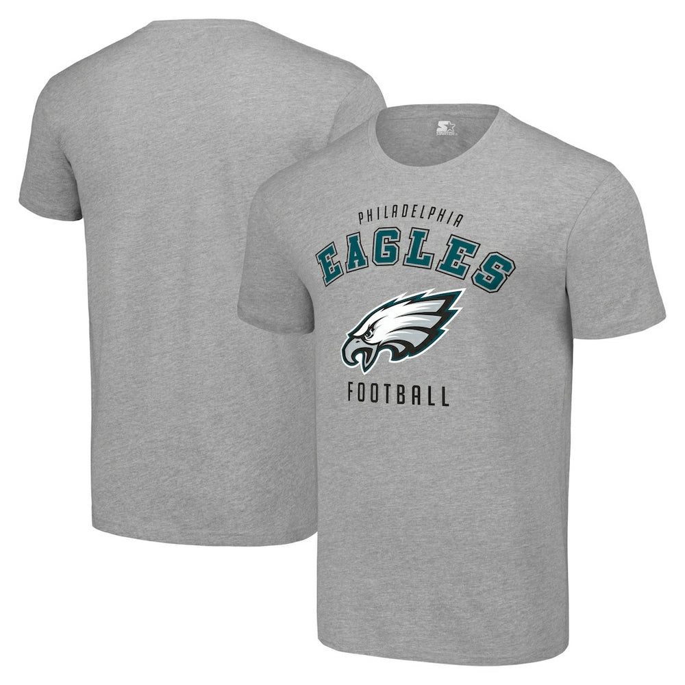 Philadelphia Eagles Starter Logo T-Shirt Heather Gray