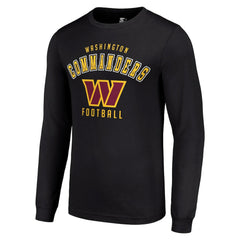 Washington Commanders Starter Long Sleeve T-Shirt Black