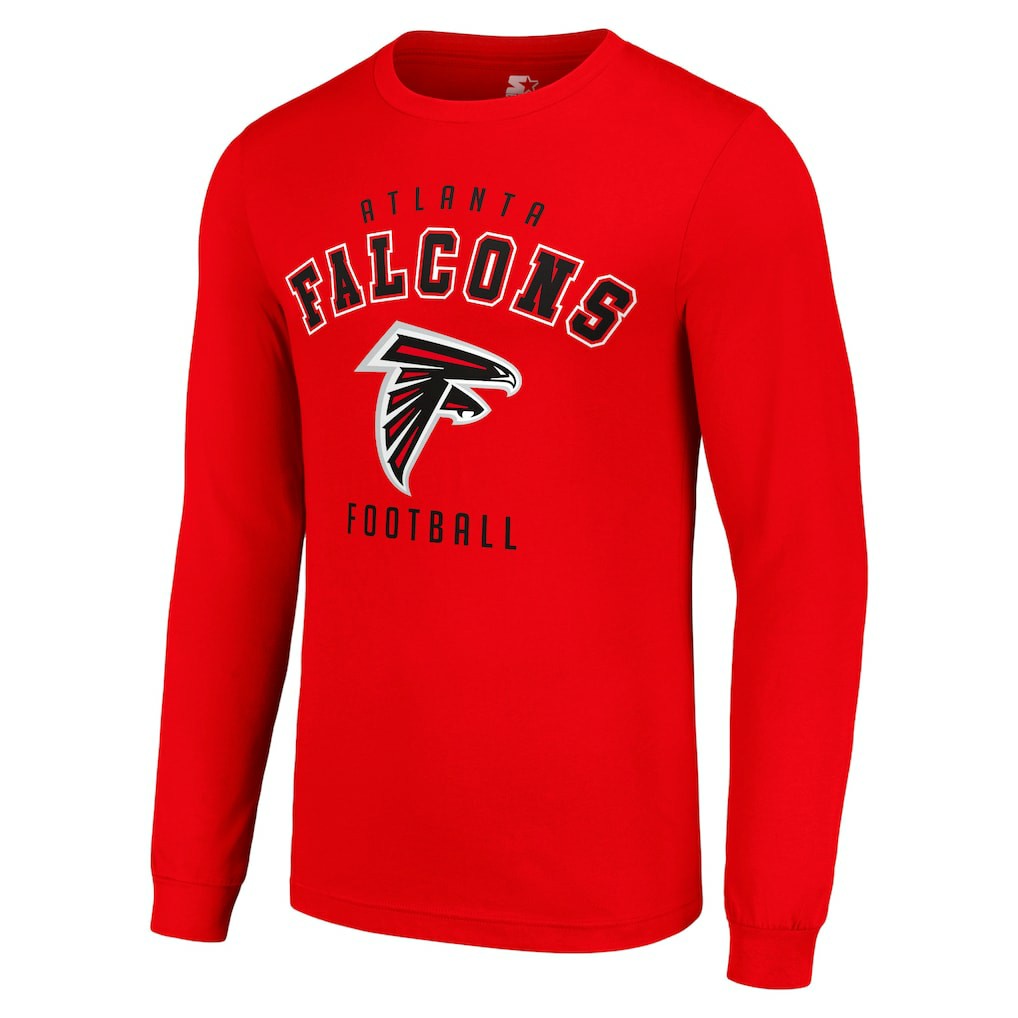 Atlanta Falcons Starter Long Sleeve T-Shirt Red