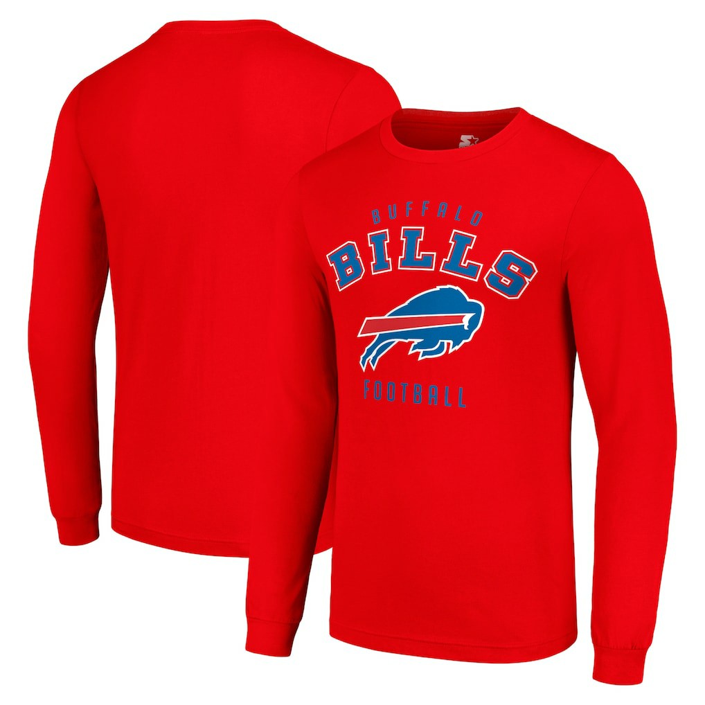 Buffalo Bills Starter Long Sleeve T-Shirt Red