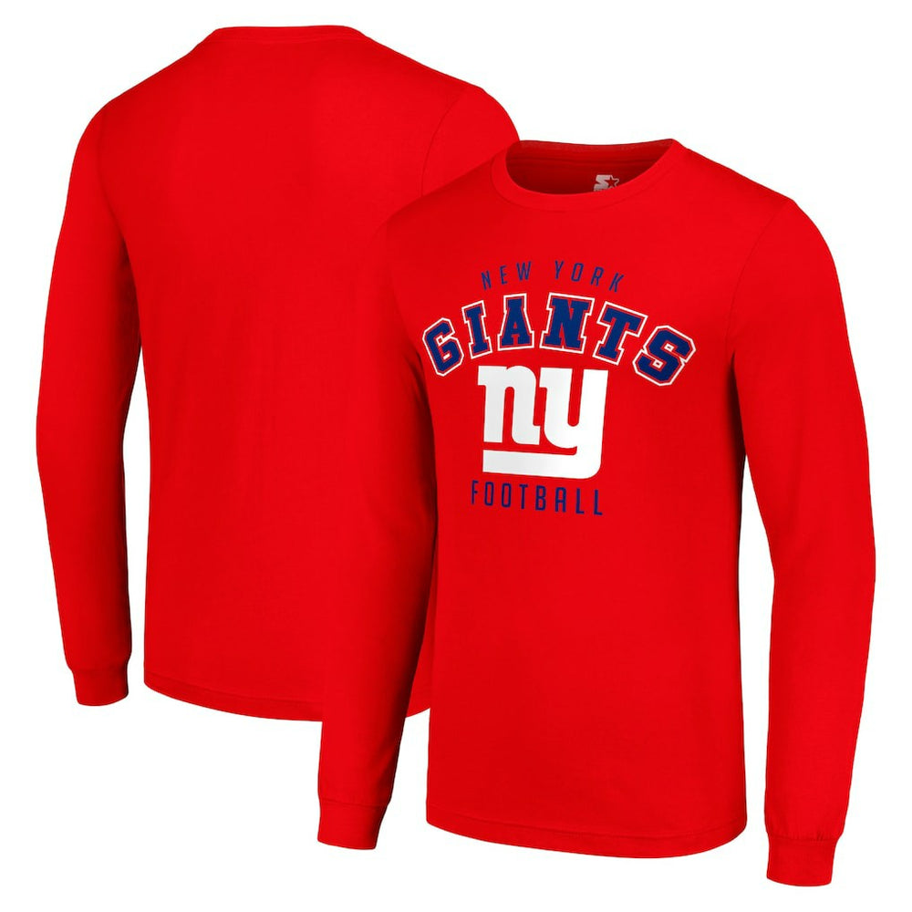 New York Giants Starter Long Sleeve T-Shirt Red