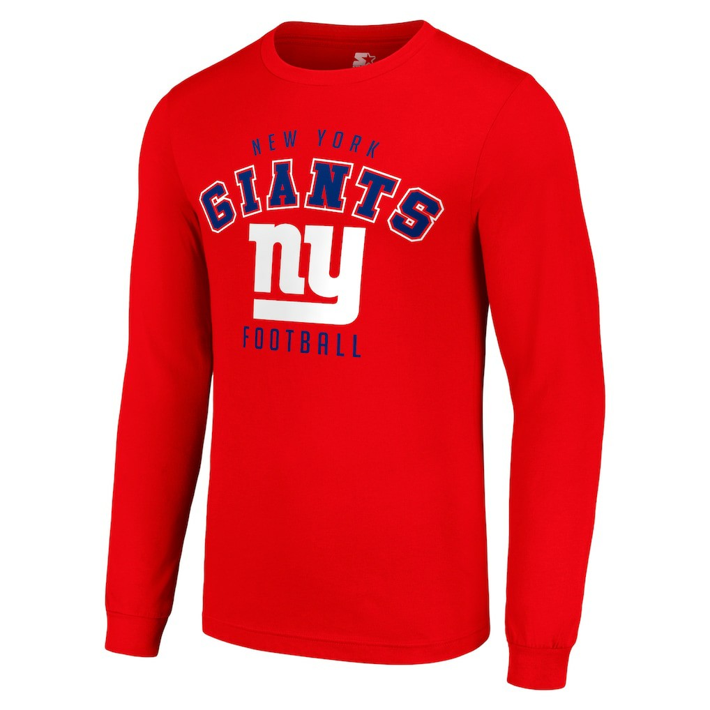 New York Giants Starter Long Sleeve T-Shirt Red