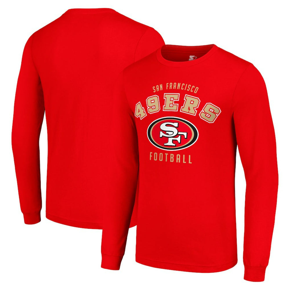 San Francisco 49ers Starter Long Sleeve T-Shirt Scarlet
