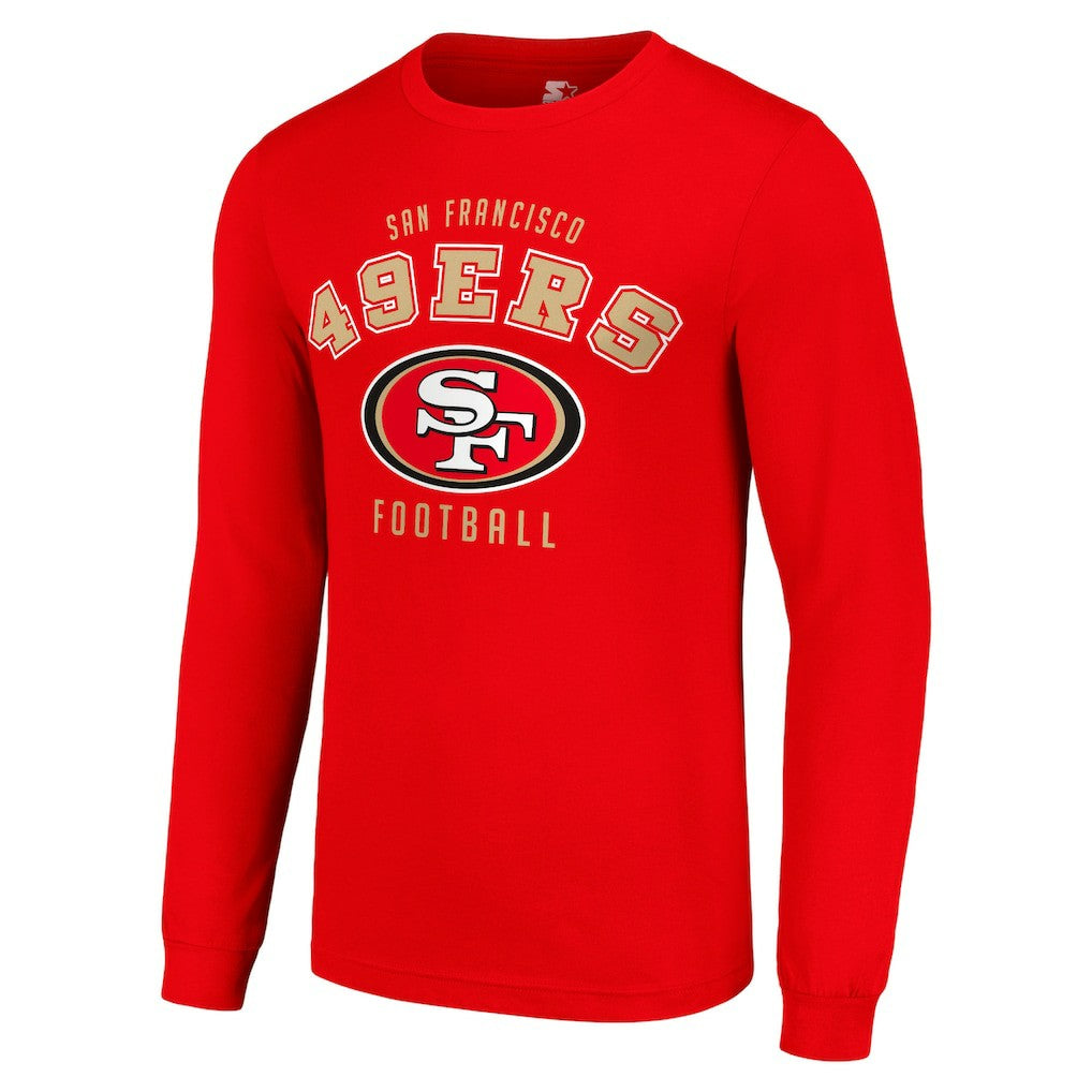 San Francisco 49ers Starter Long Sleeve T-Shirt Scarlet