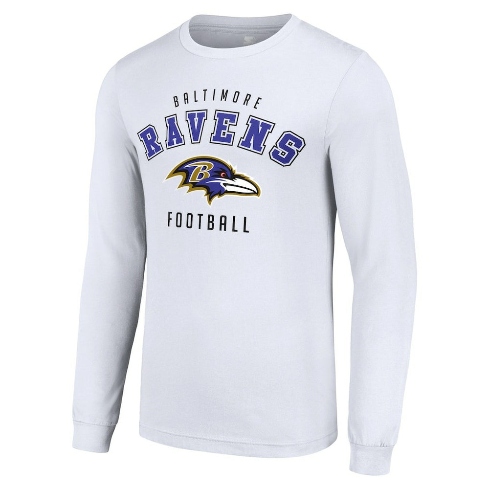 Baltimore Ravens Starter Long Sleeve T-Shirt White