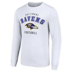 Baltimore Ravens Starter Long Sleeve T-Shirt White