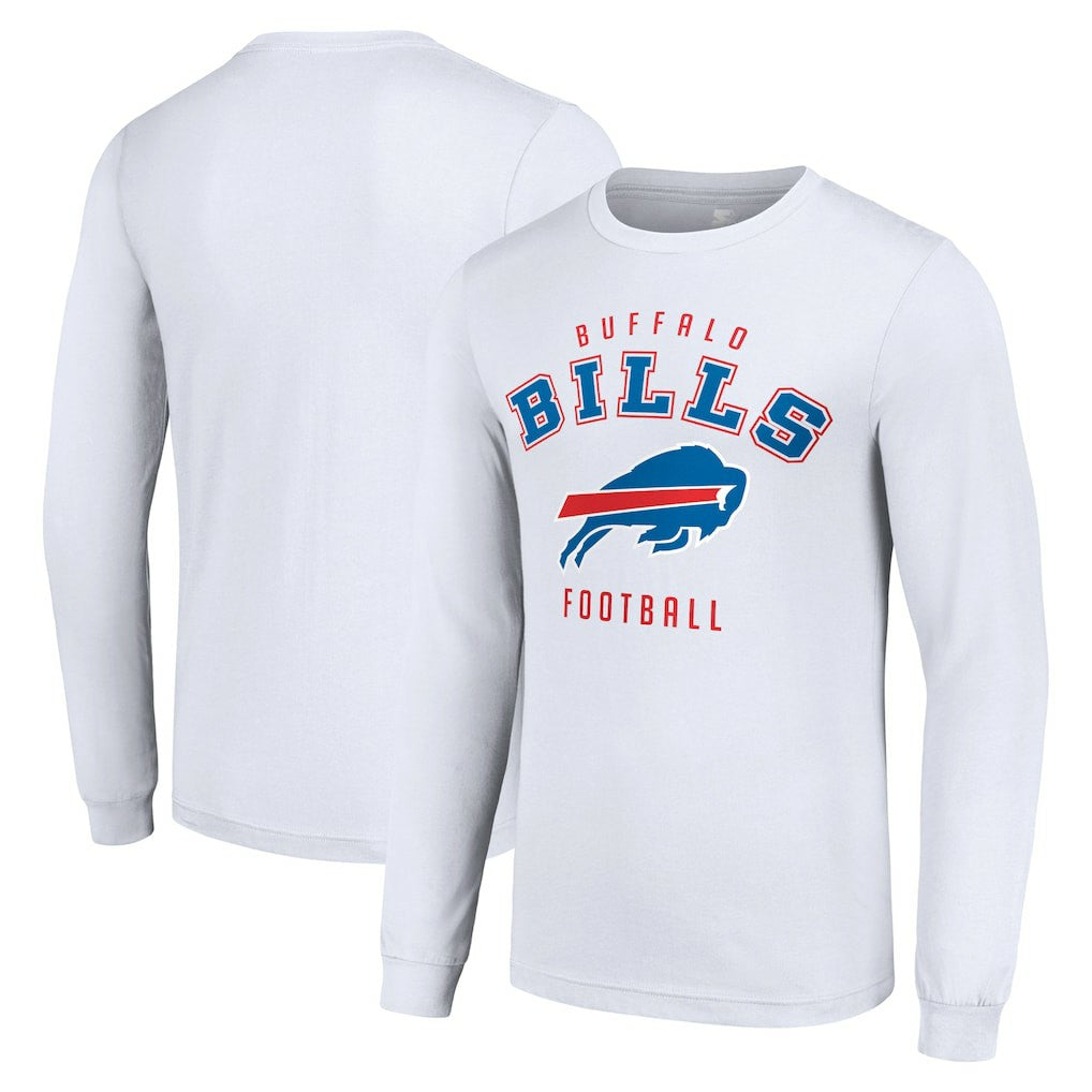 Buffalo Bills Starter Long Sleeve T-Shirt White