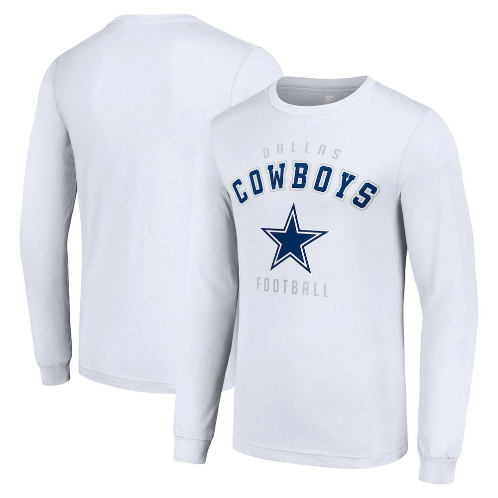 Dallas Cowboys Starter Long Sleeve T-Shirt White