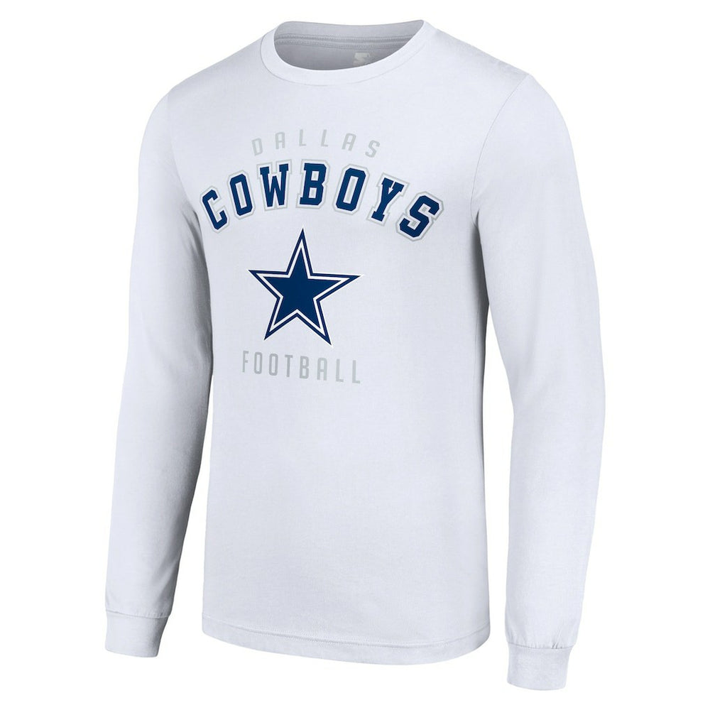 Dallas Cowboys Starter Long Sleeve T-Shirt White