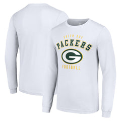 Green Bay Packers Starter Long Sleeve T-Shirt White