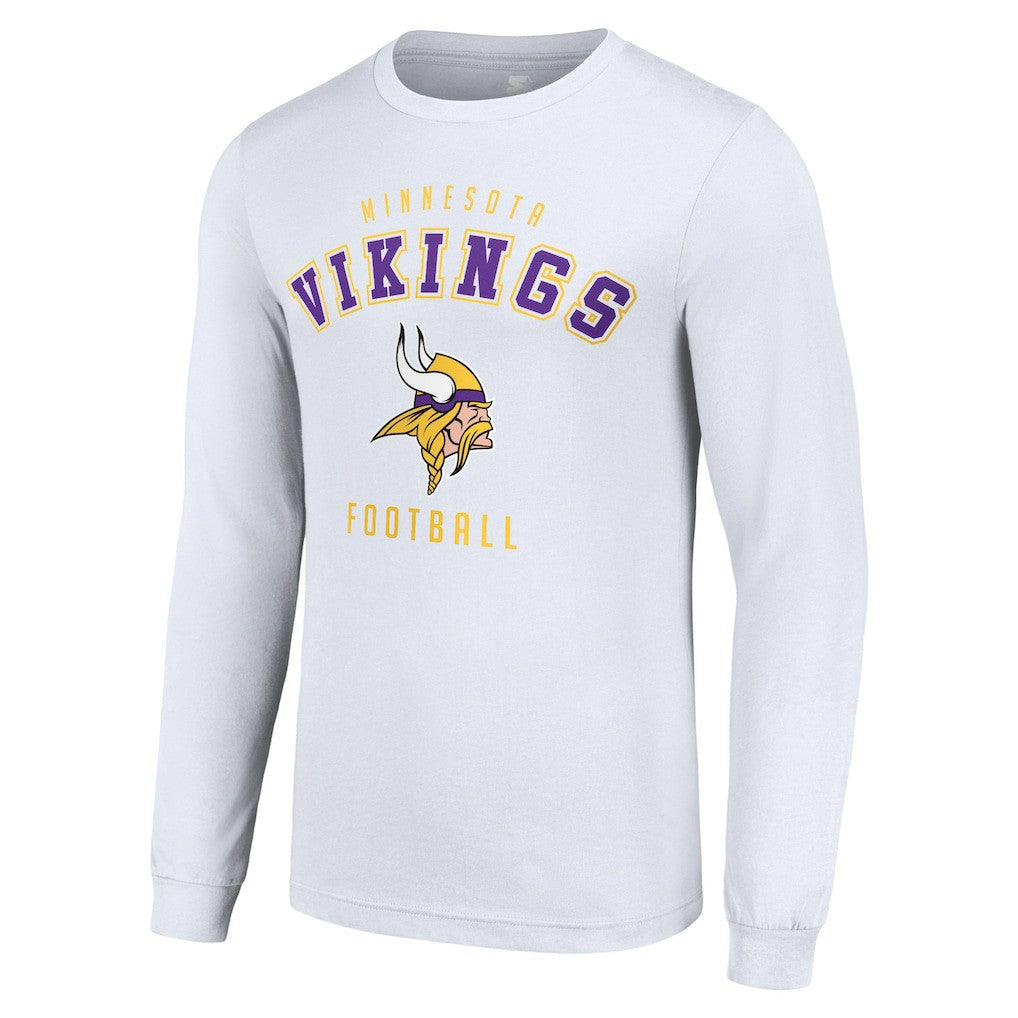 Minnesota Vikings Starter Long Sleeve T-Shirt White