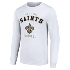New Orleans Saints Starter Long Sleeve T-Shirt White