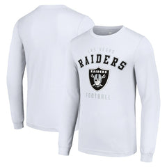 Las Vegas Raiders Starter Long Sleeve T-Shirt White