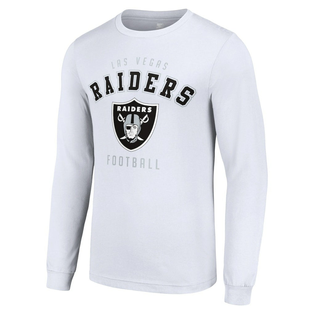 Las Vegas Raiders Starter Long Sleeve T-Shirt White