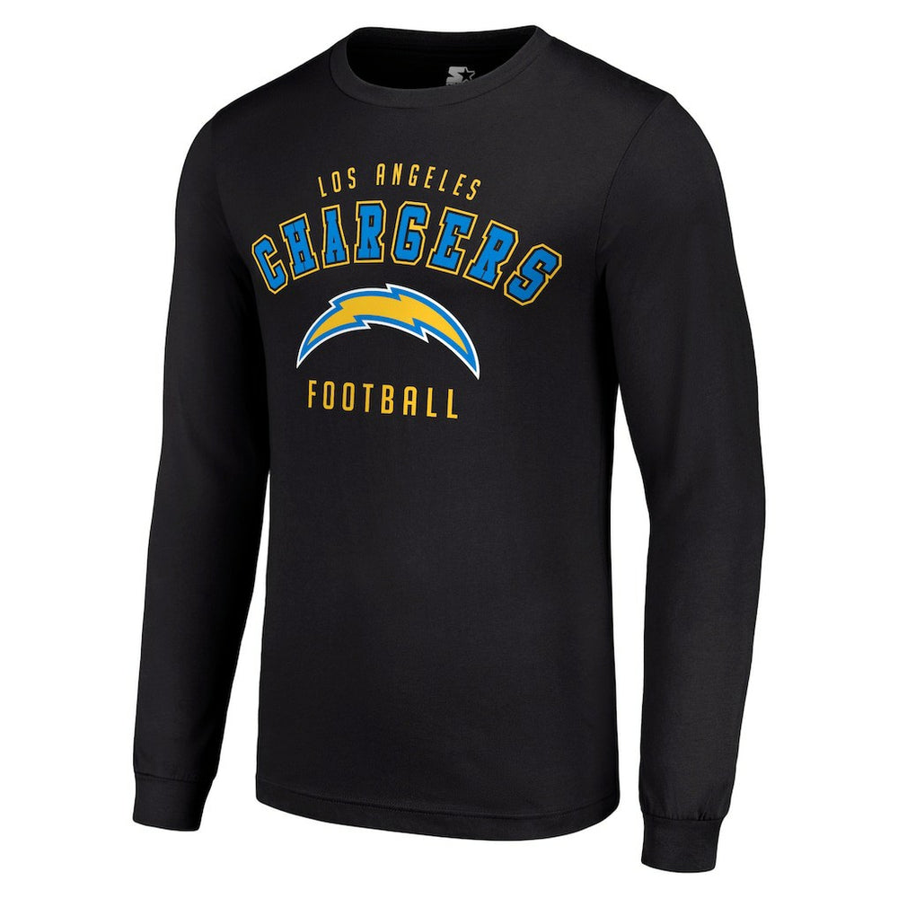 Los Angeles Chargers Starter Long Sleeve T-Shirt Black
