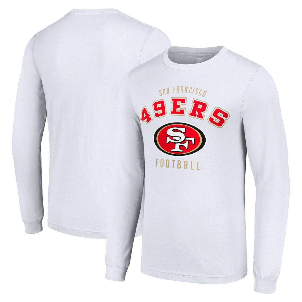 San Francisco 49ers Starter Long Sleeve T-Shirt White