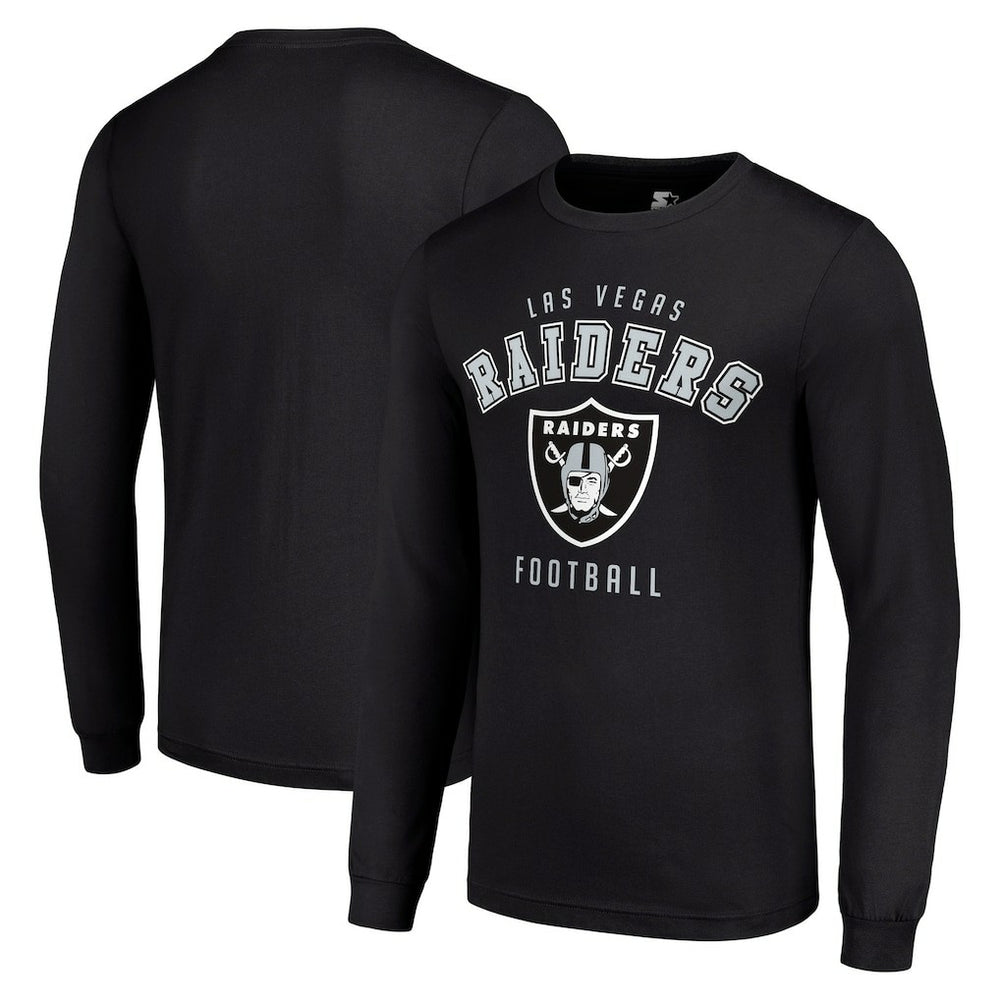 Las Vegas Raiders Starter Long Sleeve T-Shirt Black