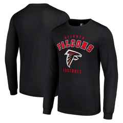 Atlanta Falcons Starter Long Sleeve T-Shirt Black