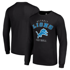 Detroit Lions Starter Long Sleeve T-Shirt Black