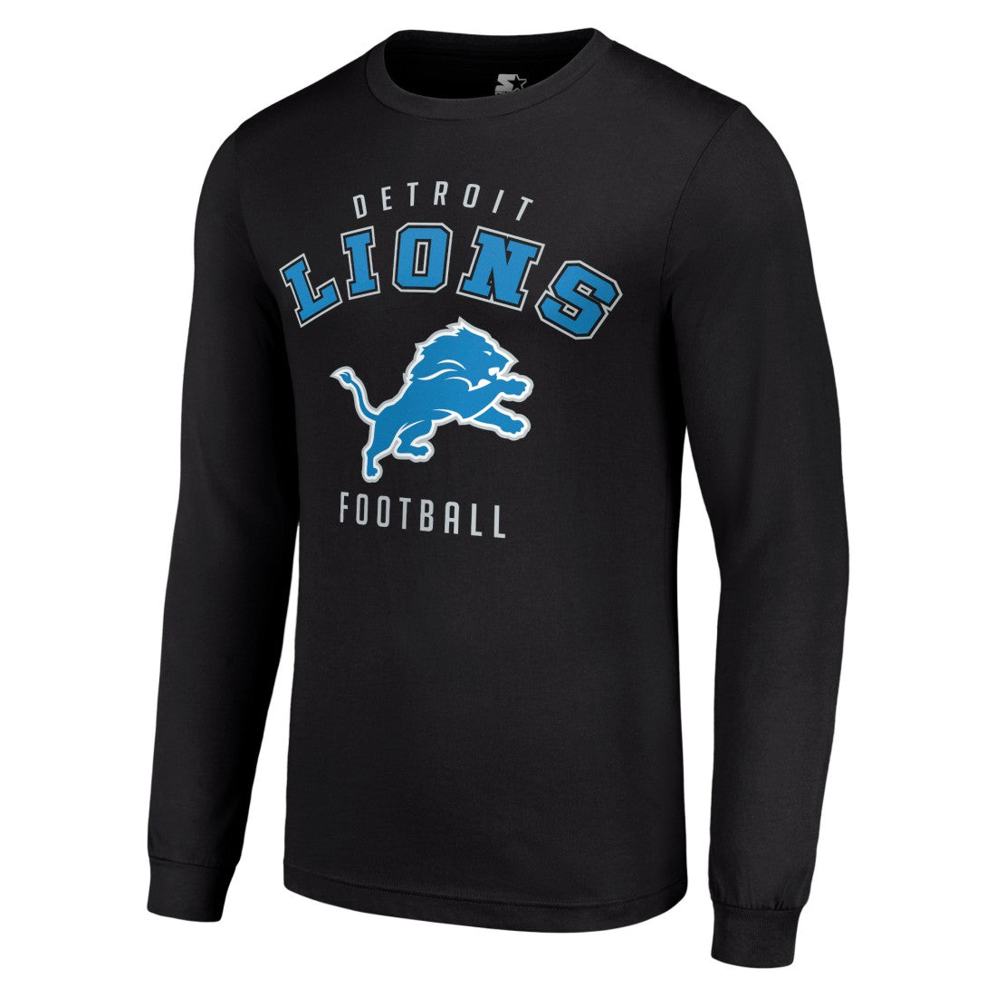 Detroit Lions Starter Long Sleeve T-Shirt Black