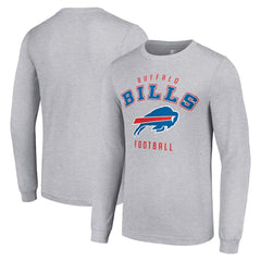 Buffalo Bills Starter Long Sleeve T-Shirt Heather Gray