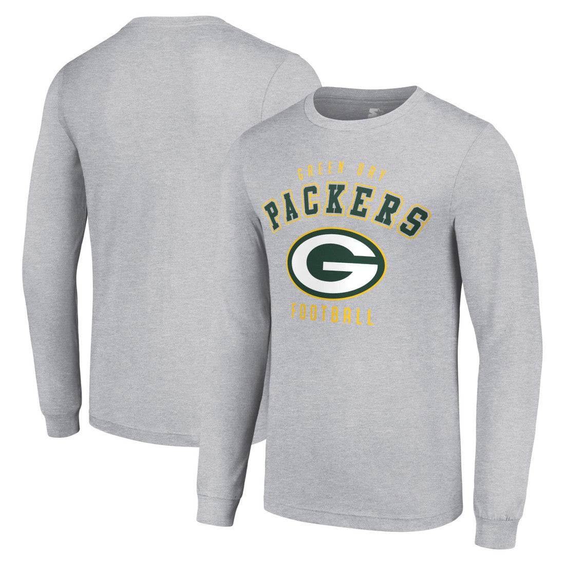 Green Bay Packers Starter Long Sleeve T-Shirt Heather Gray