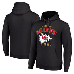 Kansas City Chiefs Starter Unisex Logo Pullover Hoodie Black