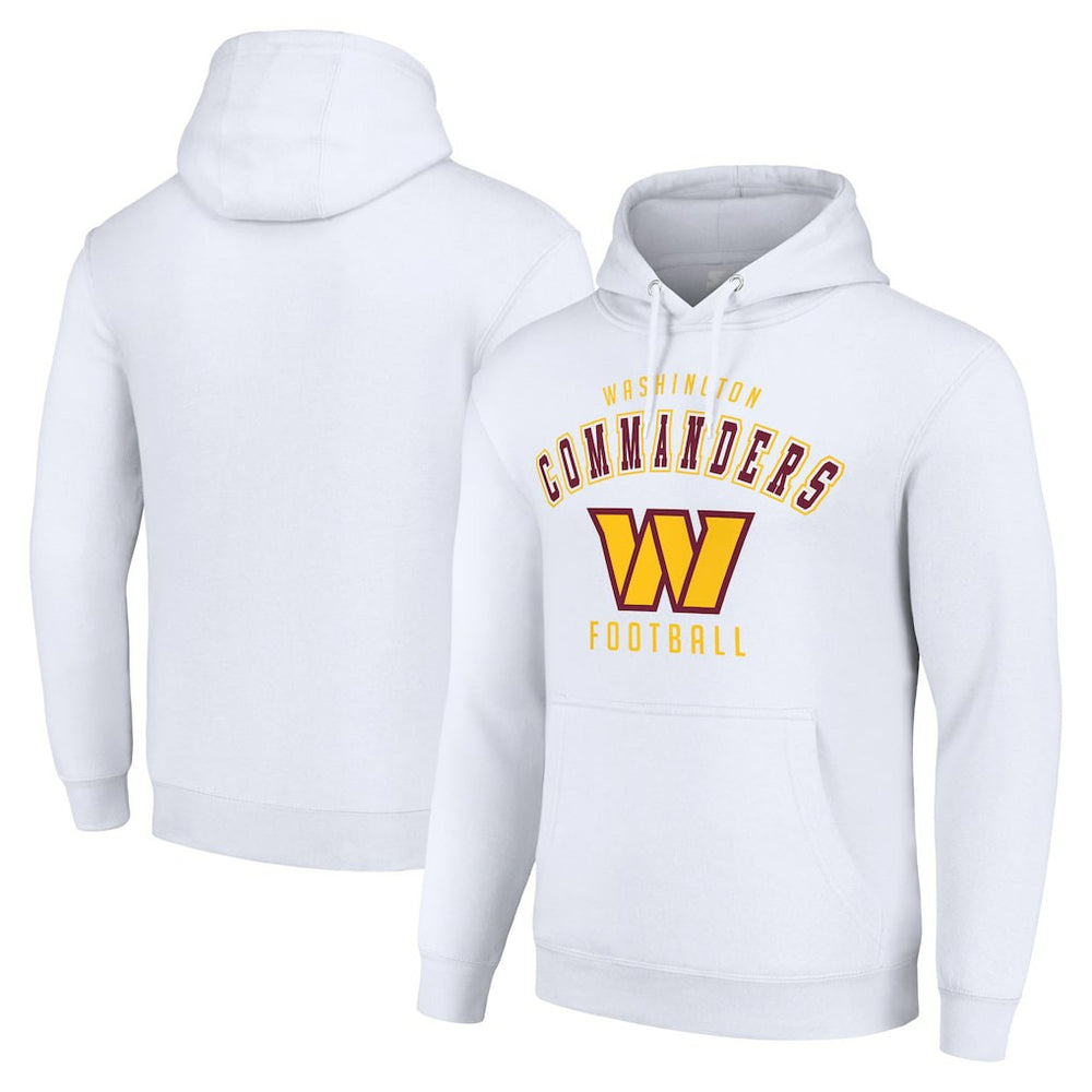 Washington Commanders Starter Unisex Logo Pullover Hoodie White