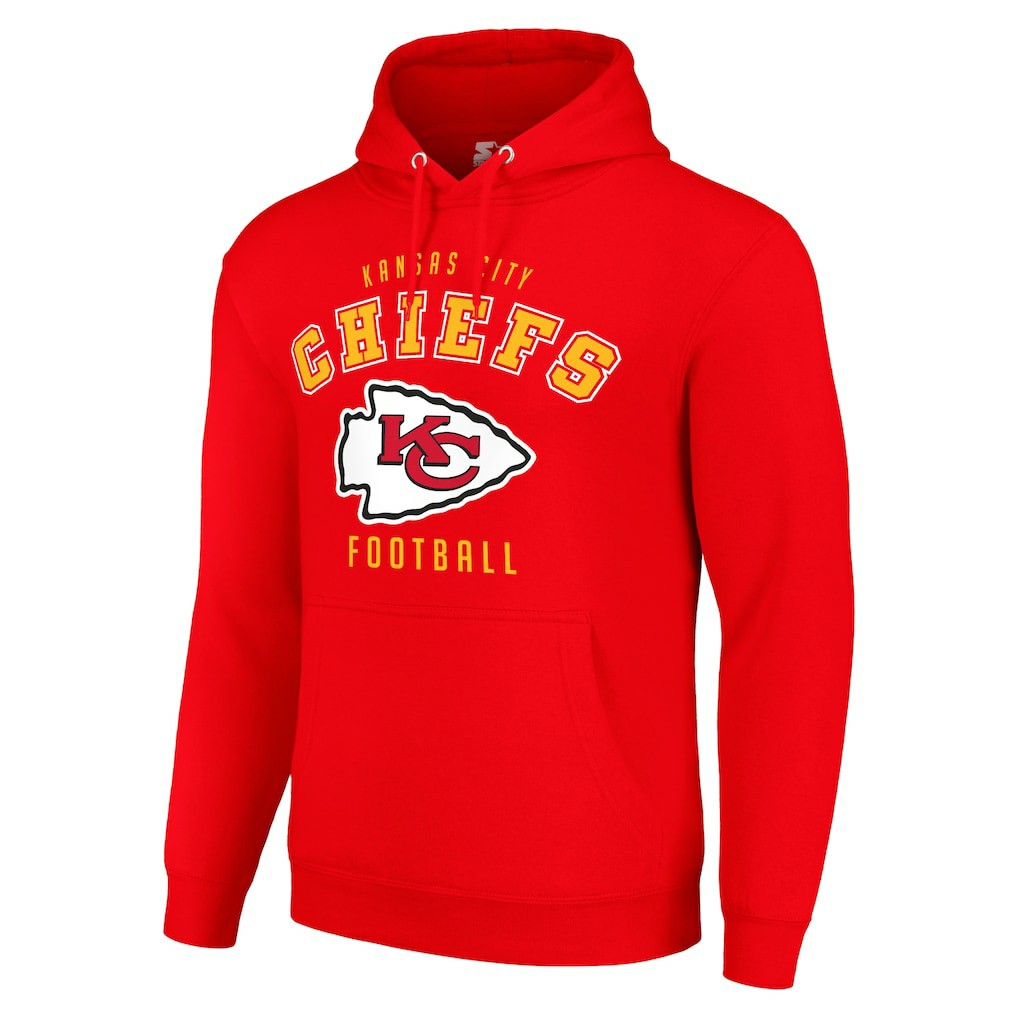 Kansas City Chiefs Starter Unisex Logo Pullover Hoodie Red