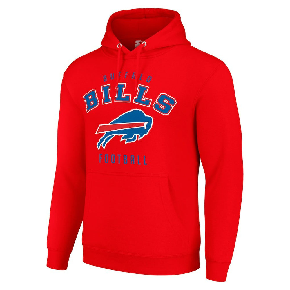 Buffalo Bills Starter Unisex Logo Pullover Hoodie Red