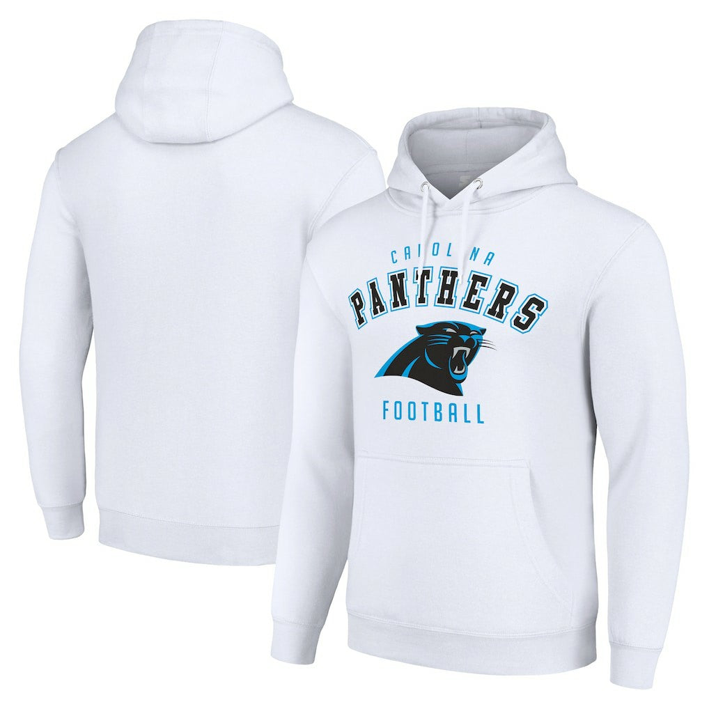 Carolina Panthers Starter Unisex Logo Pullover Hoodie White