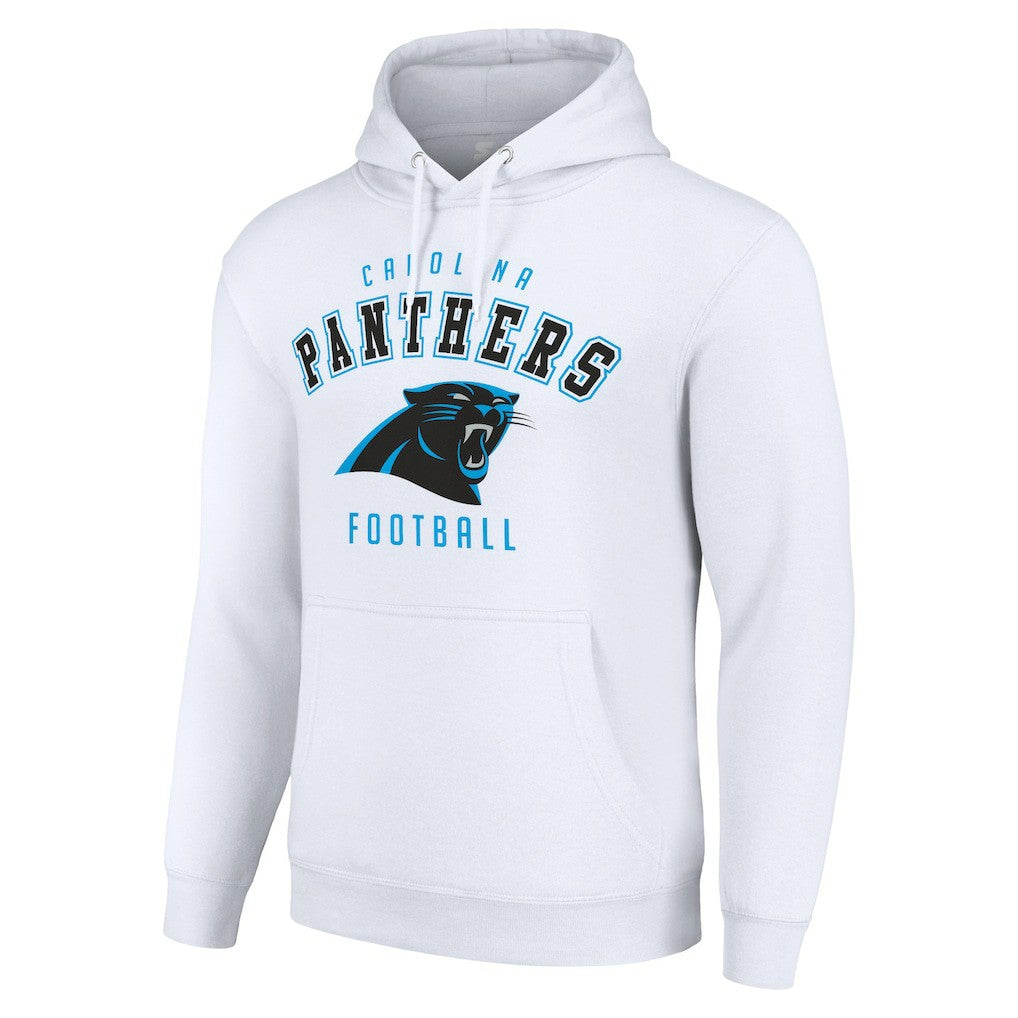 Carolina Panthers Starter Unisex Logo Pullover Hoodie White