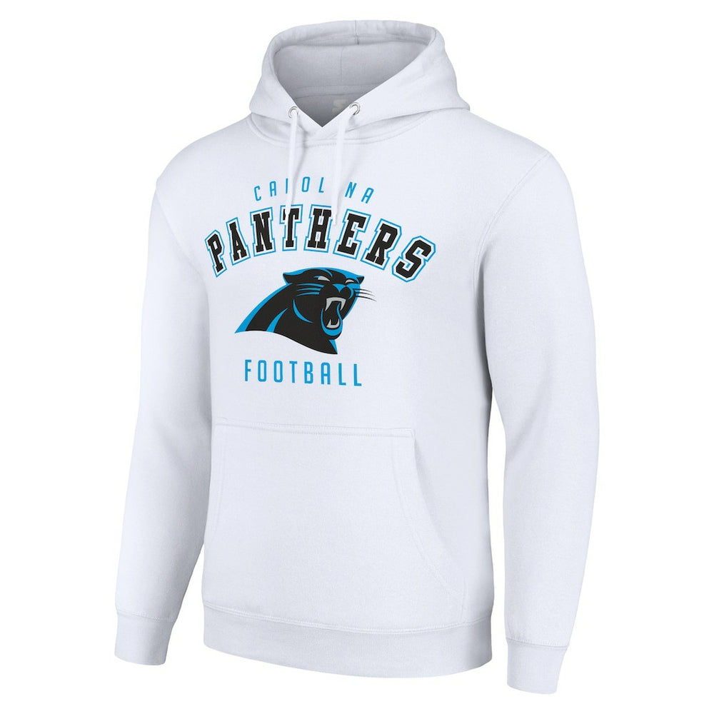 Carolina Panthers Starter Unisex Logo Pullover Hoodie White